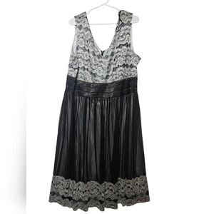 Jessica Howard Plus Size Formal Overlay Dress!